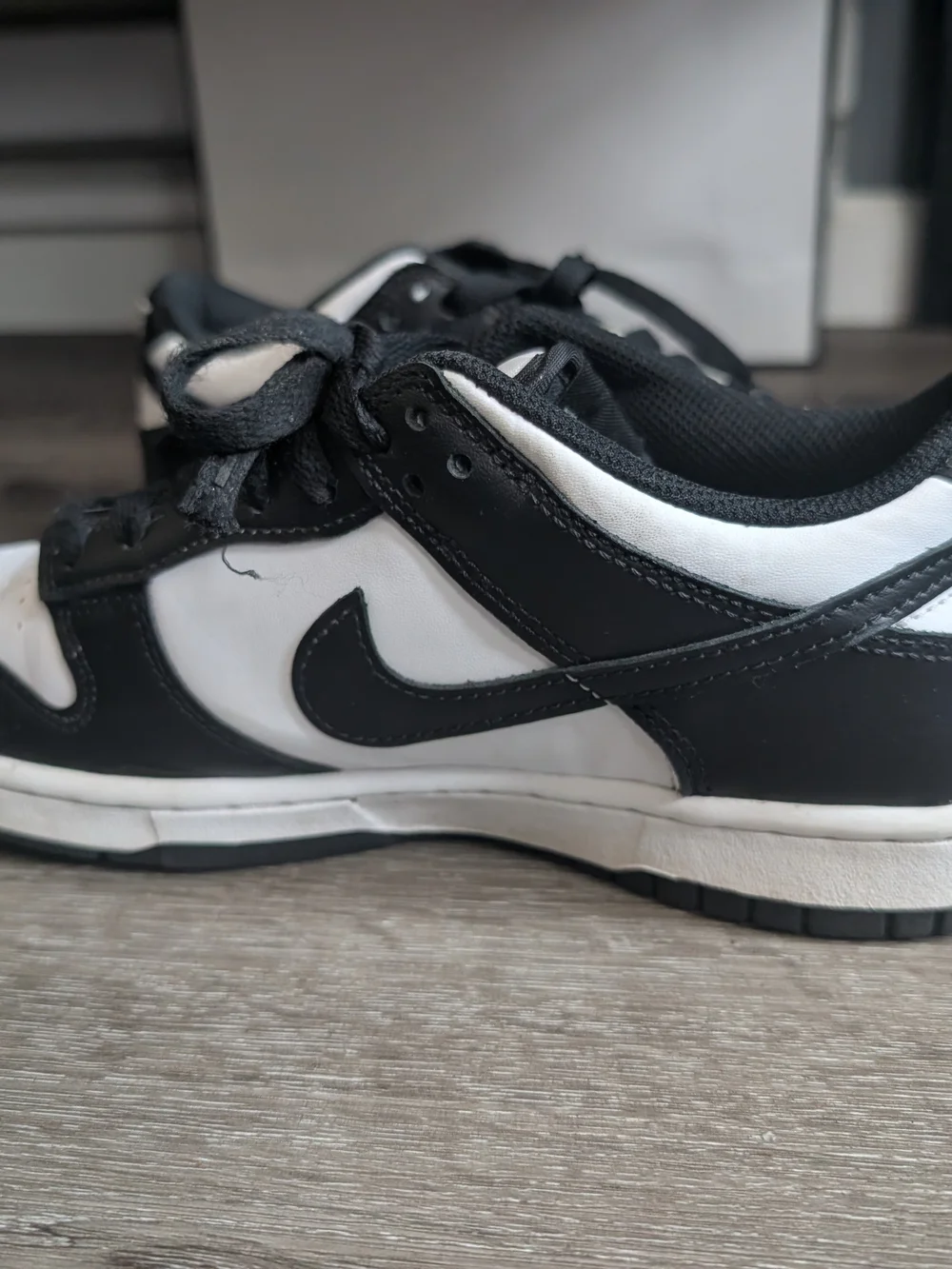 Nike Black and White Low-Top Sneakers Panda